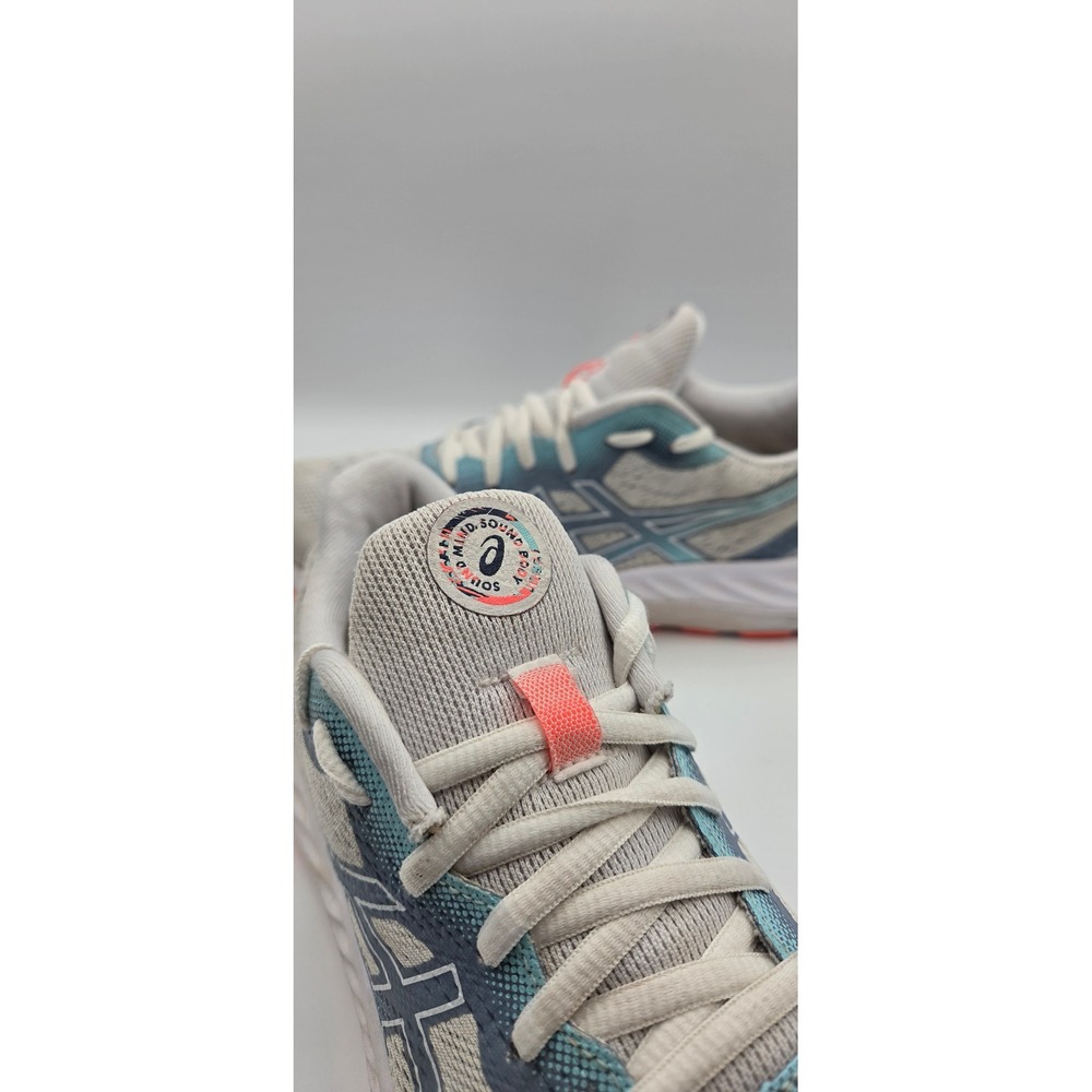 ASICS Gel-Excite 8 Women's Running Shoes 8 White Blue Coral Celebration 1012B157 - Picture 9 of 12